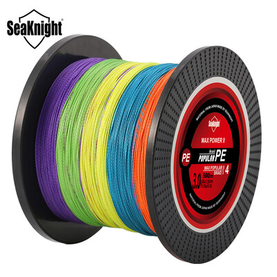 SeaKnight Brand Braided Line TP 500M 4 Strands Braided Fishing Line Smooth Multifilament PE 8-60LB Saltwater/Freshwater Sea LINE