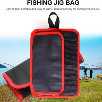 12 κουλοχέρηδες Fishing Bag Lure Organizer Τσάντα αποθήκευσης δολώματος Αδιάβροχο Fishing Lure Jig Pocket Fishing Gear Protection Bait Bag Hotsale