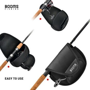 Booms Fishing RC2 New Fishing Spinning Roel Protective Covers Baitcasting Roels Αποθήκευση τσάντας Προστατευτική θήκη Αξεσουάρ ψαρέματος