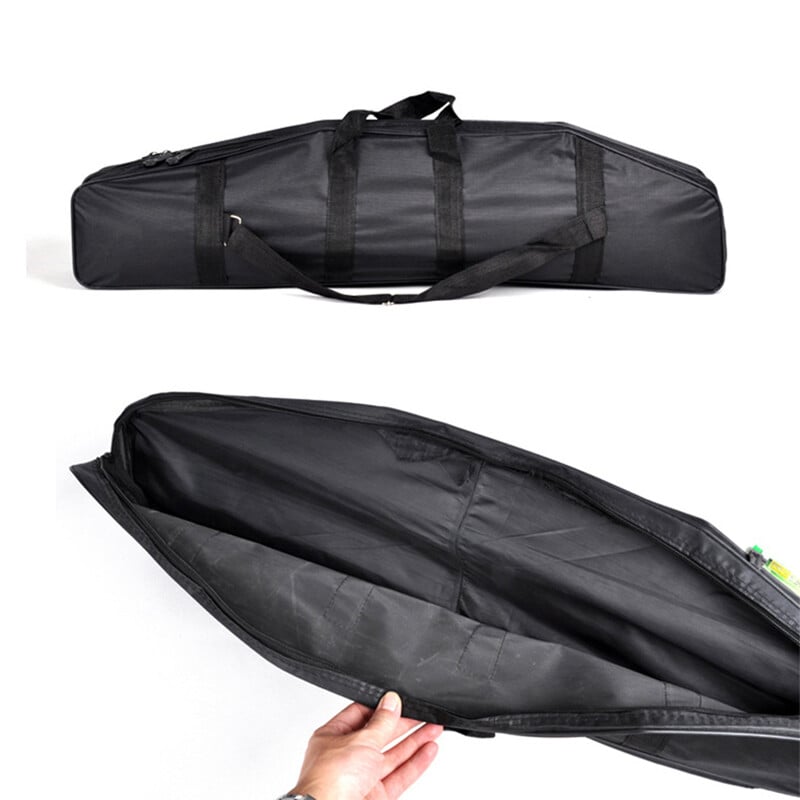 1 ks dvojvrstvová taška na morský rybolov s veľkým bruchom 80 cm/31,5 palca, skladacia taška na rybárske prúty a náčinie