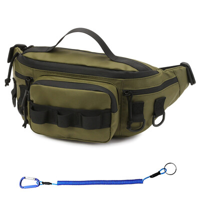 Višenamjenska torba za mamac za ribolov Muškarci Žene Lagana torba za prsa na otvorenom Lov Planinarenje Penjanje Najlonska vodootporna torba oko struka