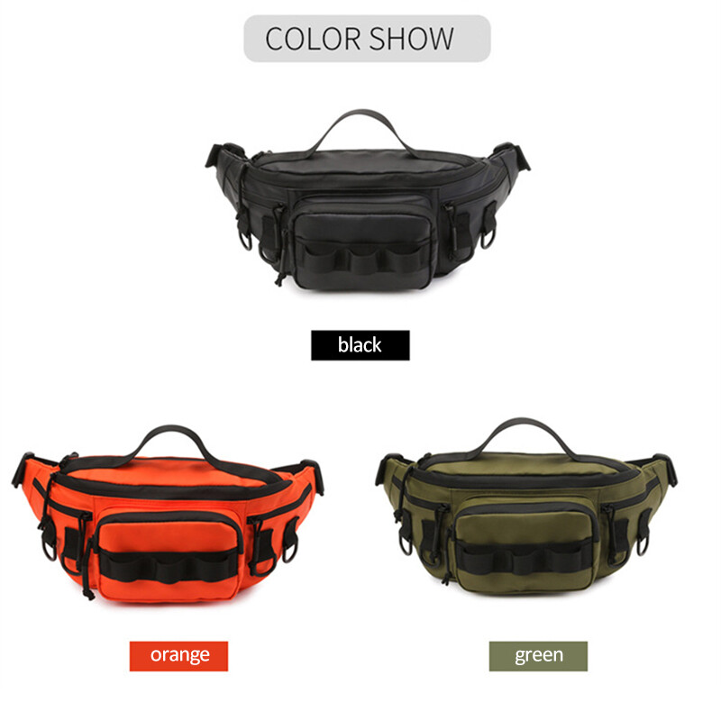 Višenamjenska torba za mamac za ribolov Muškarci Žene Lagana torba za prsa na otvorenom Lov Planinarenje Penjanje Najlonska vodootporna torba oko struka