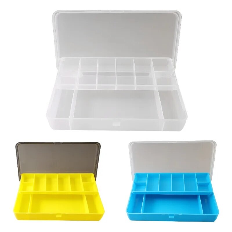 TAIYU prijenosna kutija za pribor za pecanje 11 odjeljaka Kutija za pohranu na dva sprata Pribor za pecanje šarana Udica za mamac Kutija s alatom za mekane mamce