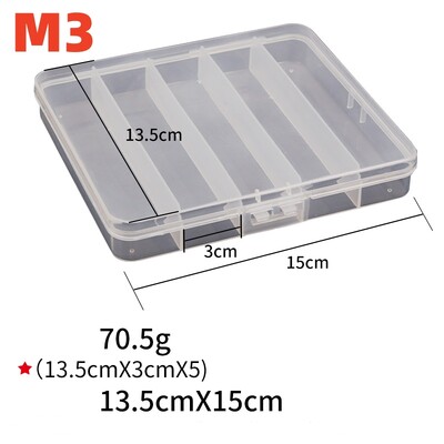 5 skyriai žvejybos reikmenų dėžė plastikinė vandeniui atspari žvejybos įranga Minkšta žuvų masalo kabliukas jauko laikymo dėklas.