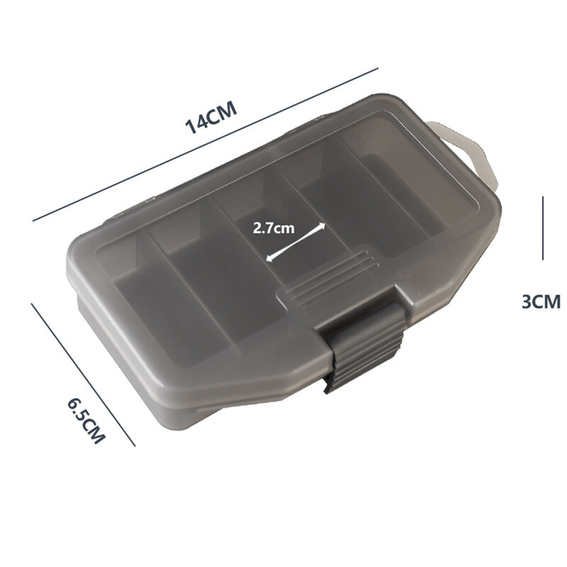 Kutija za ribolovni pribor za pohranu mamaca Zaštita od pada Odvojena u odjeljke Jednostavna za spremanje Plastična mala i prijenosna Visoka kvaliteta