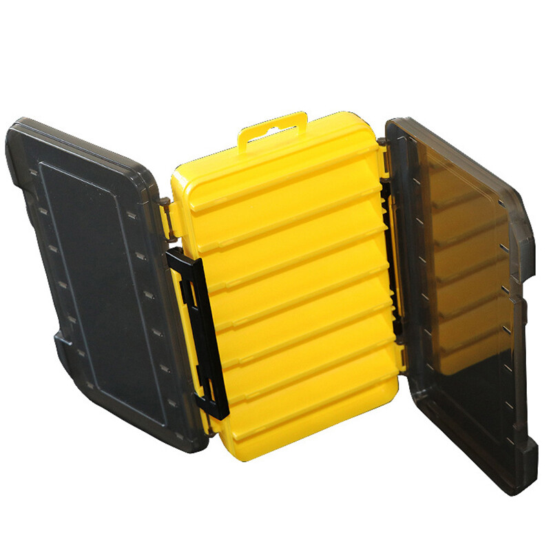 Kutija za ribolovni pribor 12/14 odjeljaka Pribor za pecanje Kutija za pohranu udica za mamce Dvostrane kutije za organizatore ribolovnog alata