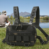 Rybársky náprsný vak Pánske taktické tašky Vodotesné horolezecké kempingové batohy Vonkajšie cestovné vesty Batoh Ľadvinka Cyklistický vak