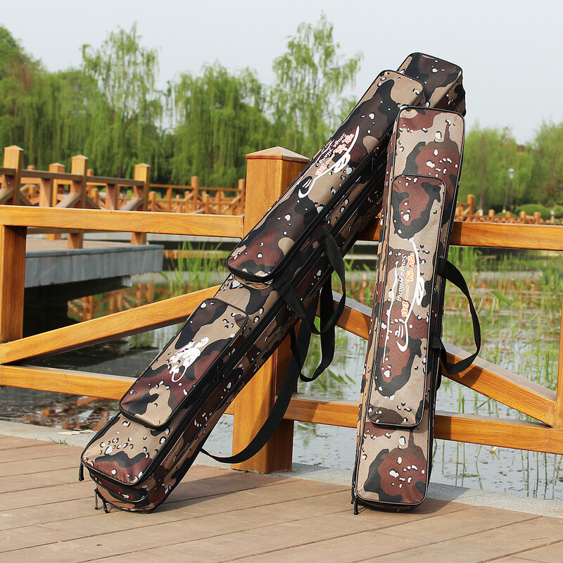 Sougayilang torba za štap za pecanje 80 cm 120 cm prijenosna najlonska torba za ribolovni pribor velikog kapaciteta torba za ribolovni pribor