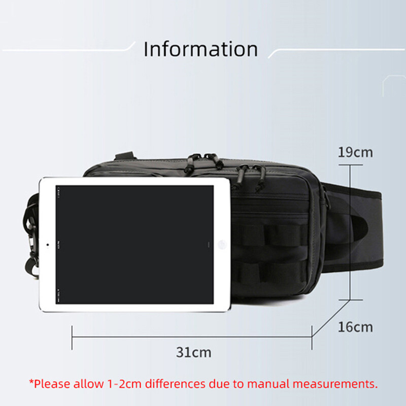 Torba za štap za pecanje Muške muške torbe za planinarenje preko ramena Mamac za pecanje Molle Torba za rame i prsa oko struka Putovanje na otvorenom Kampiranje Torbica