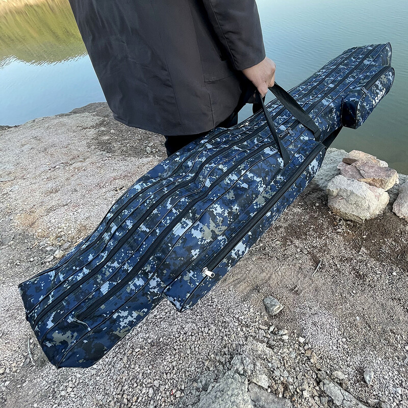 Torba za pohranu štapa za pecanje Oxford tkanina 1/2/3 sloja velikog kapaciteta Vodootporna višenamjenska 110/120/130/150 CM