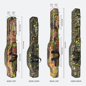 Dvoslojna sklopiva velika trbušna torba za morski ribolov od 1,3 m/1,5 m, set alata za pecanje na otvorenom, torba za štap za pecanje na dvostrukom ramenu