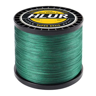 HLUR X4 Braided Fishing Line 4 Strands 1000M 500M 300M 100M Multifilament PE Line Super Strong 8-80LB Carp Lines Japan Wire