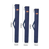 1,3/1,4 m sulankstomas nešiojamas meškerė, didelės talpos krepšys, skirtas skėčiui, storinantis drobinį meškerės krepšį, žvejybos įrankių priedai