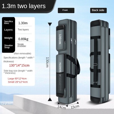 Vodotesný rybársky prút, 2/3 vrstvy, hrubá rybárska taška Oxford, 120 cm, úložný priestor na rybárske prúty, taška na náradie s veľkou kapacitou, prenosná rybárska taška