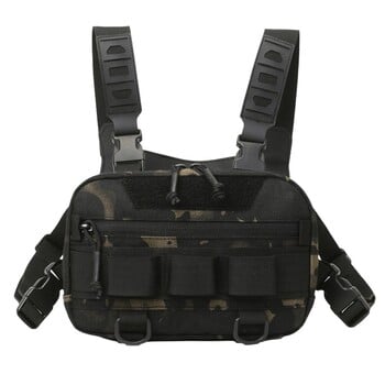 Σακίδιο πλάτης Tactical Chest Rig Camping Recon Kit Τσάντα Molle Vest EDC μπροστινή θήκη Daypack πολλαπλών χρήσεων για πεζοπορία ψάρεμα Lure T8U5