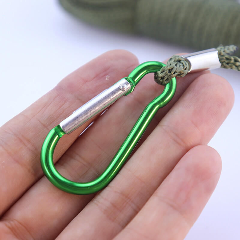 Najlonsko uže za ribolov od 5 metara s 5 kopči za zaključavanje od nehrđajućeg čelika Pribor za pecanje Pribor za pecanje grgeča Bas šarana