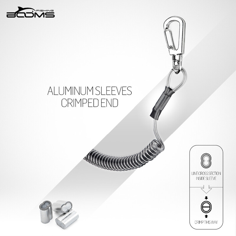 Grane za ribolov T4 namotana užad ili sigurnosno uže Čelična žica Sigurna kliješta za kampiranje Rukohvati za usne 1,5 m Maks rastezljivi ribolovni alati