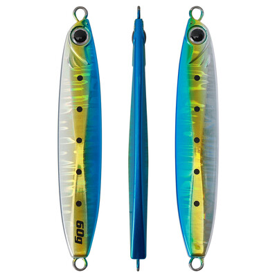 AOCLU 35g 45g 60g 80g 100g Coltsniper Speed Metal Jig Japan Long Cast Lure Morski ribolov Oblik sardine Svjetleći sjaj Reflektirajuća