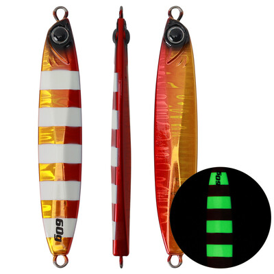 AOCLU 35g 45g 60g 80g 100g Coltsniper Speed Metal Jig Japan Long Cast Lure Morski ribolov Oblik sardine Svjetleći sjaj Reflektirajuća