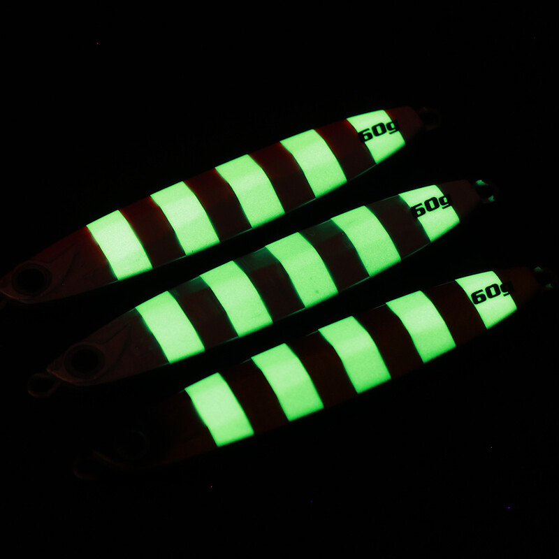 AOCLU 35g 45g 60g 80g 100g Coltsniper Speed Metal Jig Japan Long Cast Lure Morski ribolov Oblik sardine Svjetleći sjaj Reflektirajuća