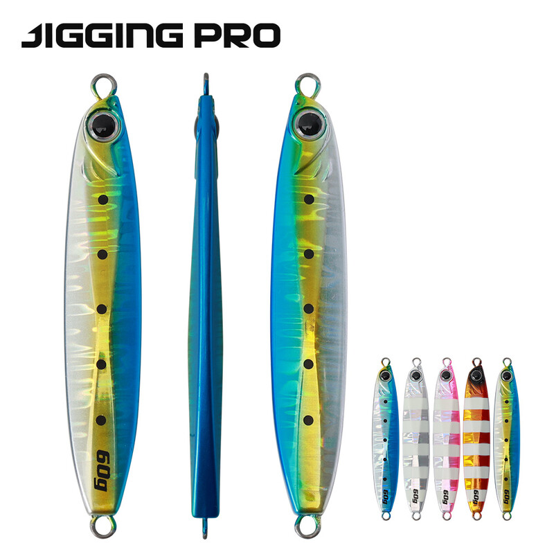 AOCLU 35g 45g 60g 80g 100g Coltsniper Speed Metal Jig Japan Long Cast Lure Morski ribolov Oblik sardine Svjetleći sjaj Reflektirajuća