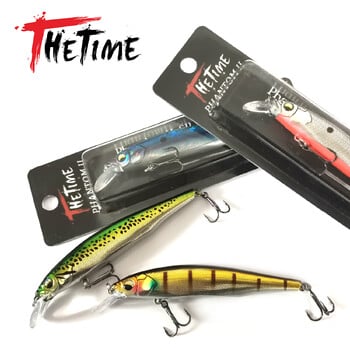 Нов TH110 II 110 mm 19 g Suspend Minnow Lure Jerkbait Wobbler Изкуствена риболовна стръв за лаврак пъстърва костур щука рибни примамки