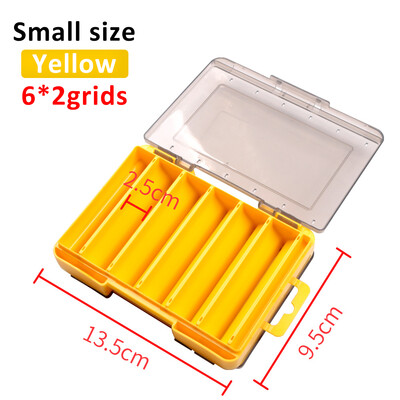 Kutije za mamac za ribolov Dvostrana kutija za mamac Plastična kutija za pohranu Kutija za lažni mamac za ribolov Vodootporna prijenosna kutija za pribor