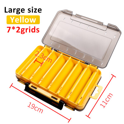 Kutije za mamac za ribolov Dvostrana kutija za mamac Plastična kutija za pohranu Kutija za lažni mamac za ribolov Vodootporna prijenosna kutija za pribor