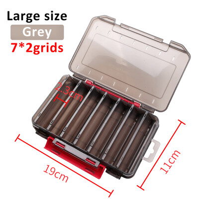 Kutije za mamac za ribolov Dvostrana kutija za mamac Plastična kutija za pohranu Kutija za lažni mamac za ribolov Vodootporna prijenosna kutija za pribor