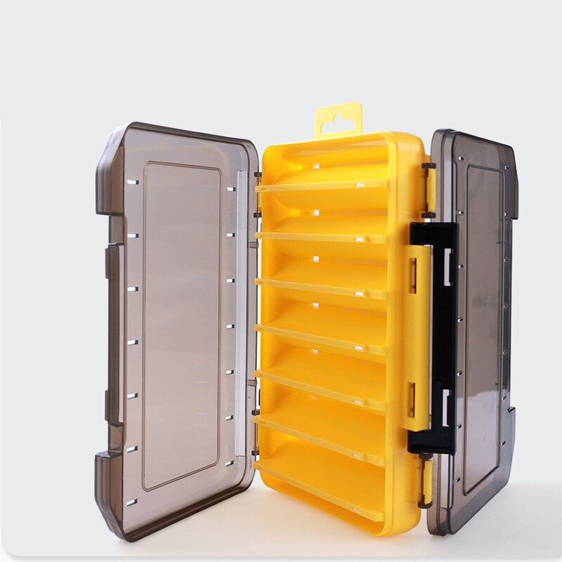 Kutije za mamac za ribolov Dvostrana kutija za mamac Plastična kutija za pohranu Kutija za lažni mamac za ribolov Vodootporna prijenosna kutija za pribor
