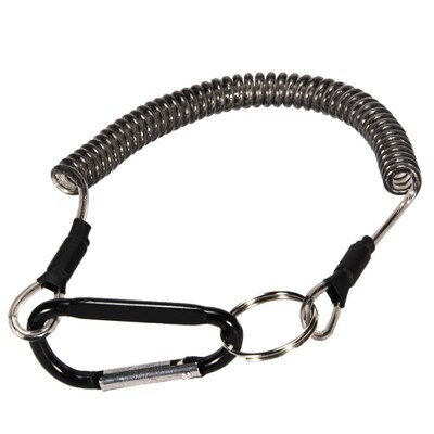 Uže za pecanje Uže za veslanje Gumb za penjanje Karabiner Anti-Lost Spring Rope Lost Rope Mamac Oprema za pecanje Pribor za ribolov