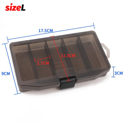 Prenosný 5-priehradkový priestorový box na rybárske náčinie, kontajner na návnady, háčiky, výstroj, náradie, boxy na náradie, držiak na kapor a rybárske náčinie, puzdro na úschovu