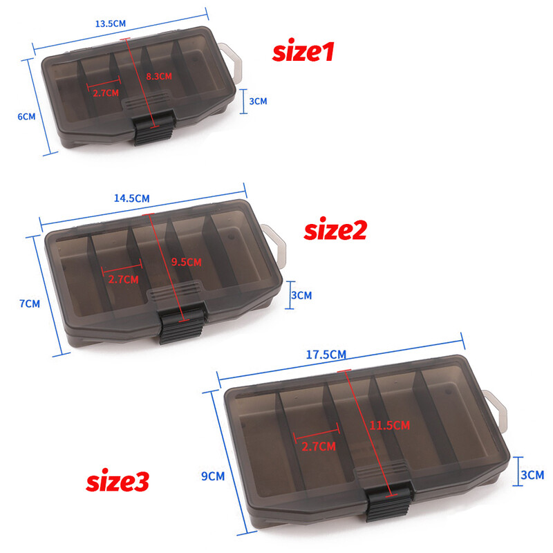 Prenosný 5-priehradkový priestorový box na rybárske náčinie, kontajner na návnady, háčiky, výstroj, náradie, boxy na náradie, držiak na kapor a rybárske náčinie, puzdro na úschovu