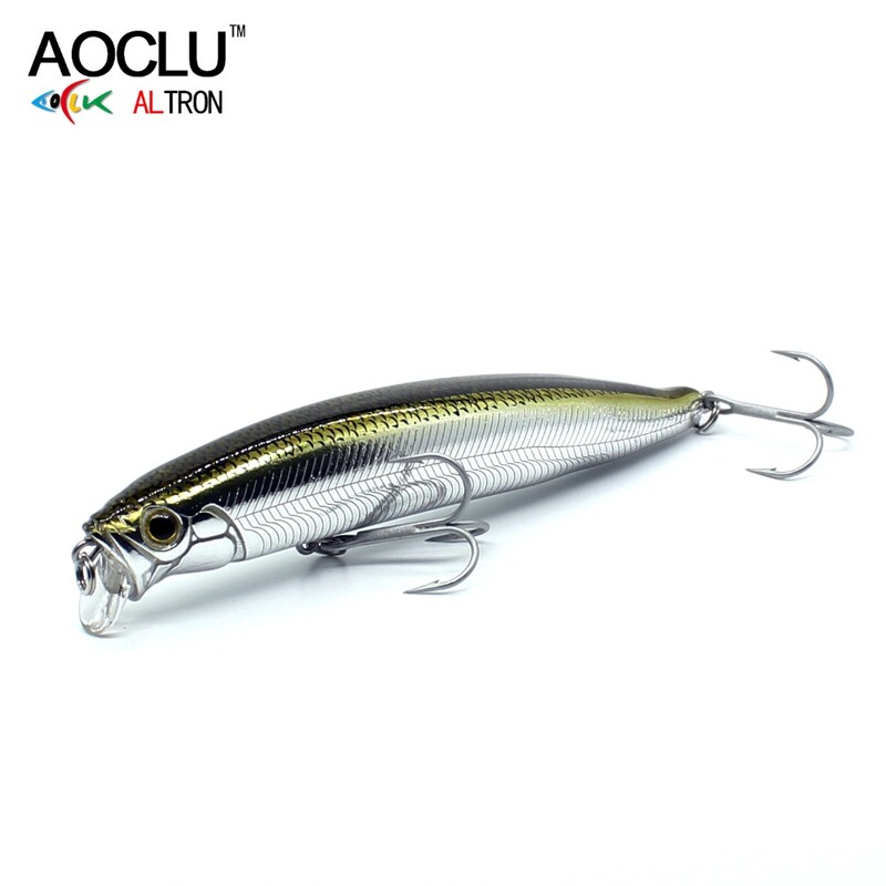 AOCLU Seabass Killer Plutajući vobler 105 mm 17,9 g 0,1-0,5 m Hard Bait Minnow Jerk Bionic Fishing Lure Weight Transfer Long Cast