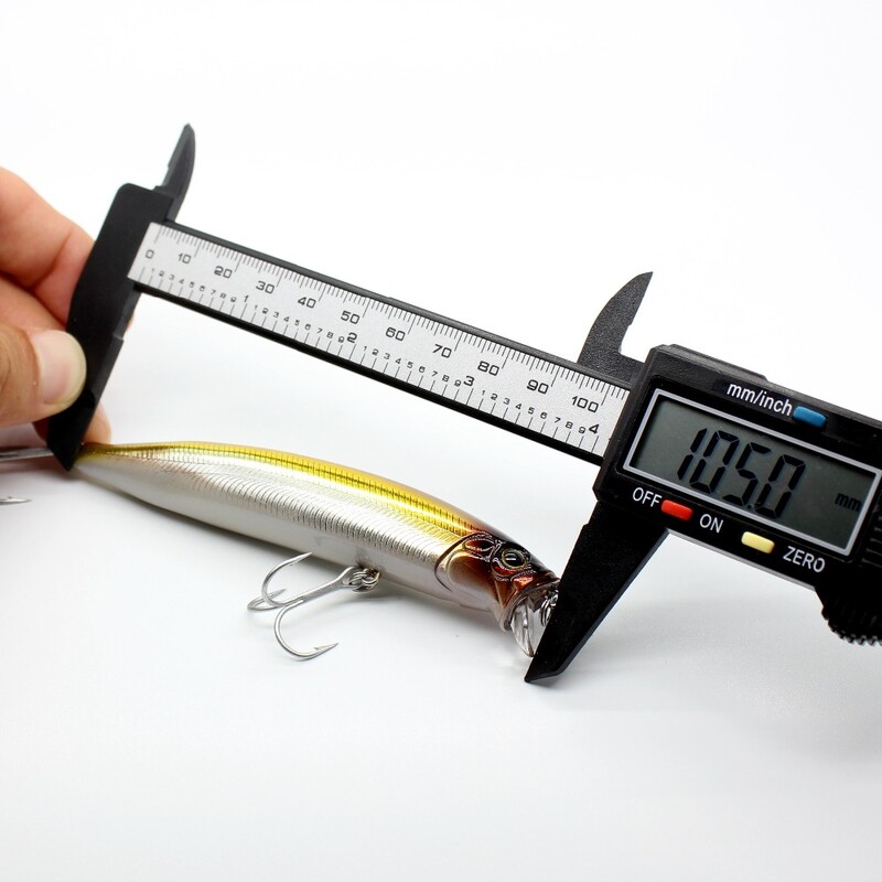 AOCLU Seabass Killer Plutajući vobler 105 mm 17,9 g 0,1-0,5 m Hard Bait Minnow Jerk Bionic Fishing Lure Weight Transfer Long Cast