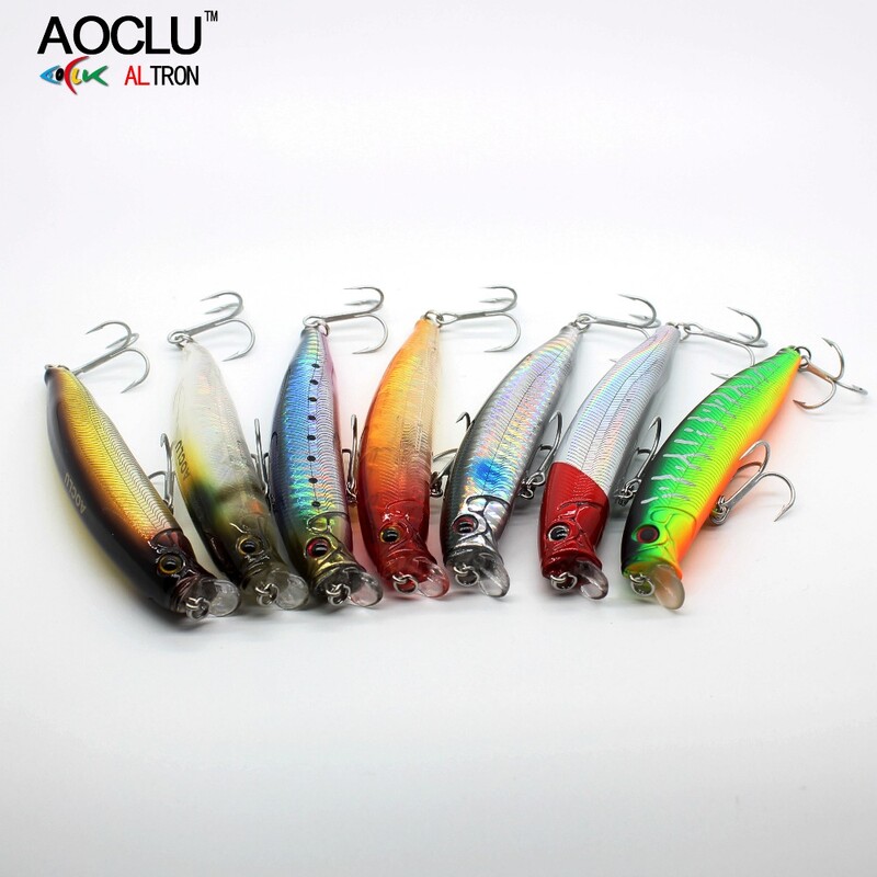 AOCLU Seabass Killer Plutajući vobler 105 mm 17,9 g 0,1-0,5 m Hard Bait Minnow Jerk Bionic Fishing Lure Weight Transfer Long Cast
