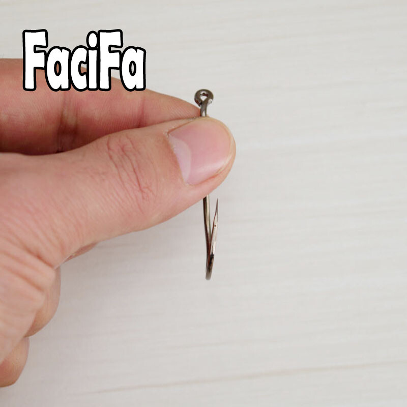 100 komada Octopus Offset Sport Circle Udica za ribolov Šaranska udica Jig Velika bodljikava udica Ribolovna udica od visokougljičnog čelika