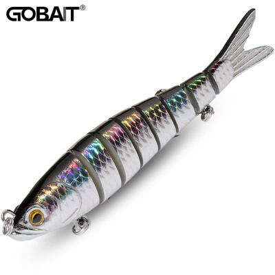 GOBAIT Swimbait 11g 16g 27g Multi Joint Lure Бавно потъваща Bionic Swimming Pesca Bass Treble Hook Carp риболовни принадлежности Твърда стръв