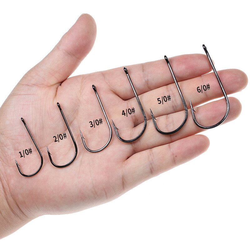 Vtwins 20 ks háčikov na veľké mäsožravé ryby (BGC), 2x pevnosť a široká medzera, šťuka, pižmový ostriež, pstruh, muškársky háčik 1/0 až 6/0