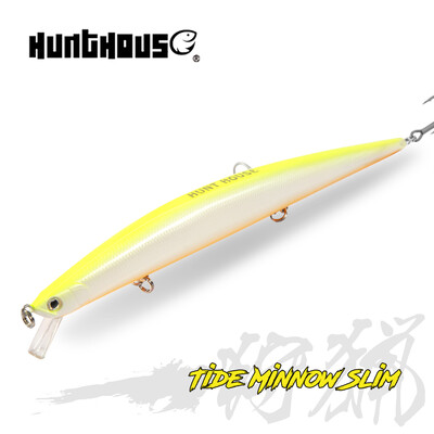 Hunthouse Tide Slim Minnow 175F Floating Lure Hard Bait Sea Fishing 175mm 25g 3D Eyes ABS Plastic for Seabass Pike Pesca Leurre