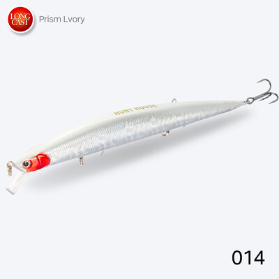 Hunthouse Tide Slim Minnow 175F plávajúca nástraha, tvrdá návnada, morský rybolov 175 mm 25 g 3D očká, ABS plast, na morského ostrieža, šťuku, rybárčenie, nástraha