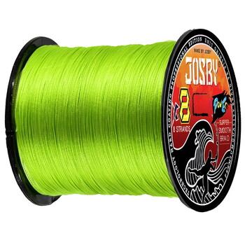 JOSBY 8 Braid Line 500M 300M Japan PE Line Multifilament Fishing Line x4 Super Strong Strands 8x Multifilament Line 10LB-90LB