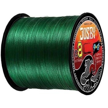 JOSBY 8 Braid Line 500M 300M Japan PE Line Multifilament Fishing Line x4 Super Strong Strands 8x Multifilament Line 10LB-90LB