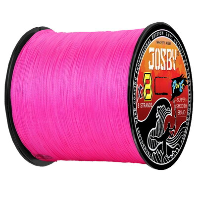 JOSBY 8 Braid Line 500M 300M Japan PE Line Multifilament Fishing Line x4 Super Strong Strands 8x Multifilament Line 10LB-90LB