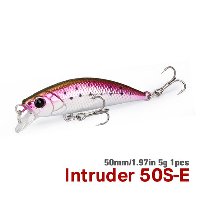 TSURINOYA 50mm 5g tonuća ribička varalica INTRUDER 50S TROUT Umjetni jerkbait tvrdi mamac štuka vobler Stream Crankbait