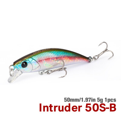 TSURINOYA 50mm 5g tonuća ribička varalica INTRUDER 50S TROUT Umjetni jerkbait tvrdi mamac štuka vobler Stream Crankbait