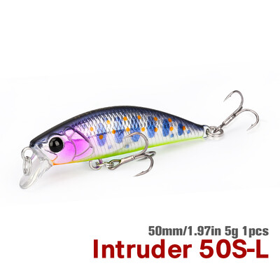 TSURINOYA 50mm 5g tonuća ribička varalica INTRUDER 50S TROUT Umjetni jerkbait tvrdi mamac štuka vobler Stream Crankbait