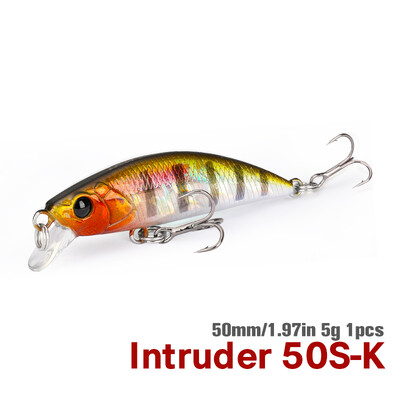 TSURINOYA 50mm 5g tonuća ribička varalica INTRUDER 50S TROUT Umjetni jerkbait tvrdi mamac štuka vobler Stream Crankbait