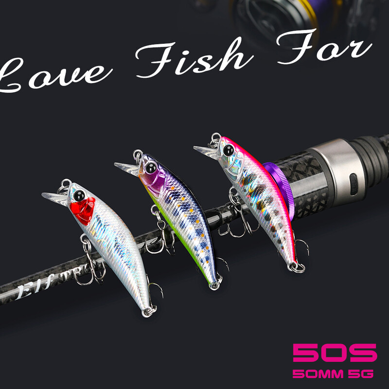 TSURINOYA 50mm 5g tonuća ribička varalica INTRUDER 50S TROUT Umjetni jerkbait tvrdi mamac štuka vobler Stream Crankbait