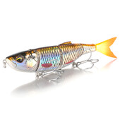 Fishgirl Lures Leurre Peche 4PLAY V2 SWIM & JERK 135mm 20g pomaly sa potápajúca nástraha z pravého sleďa na ostrieže, šťuky, pižmá, lososa, zubáča.